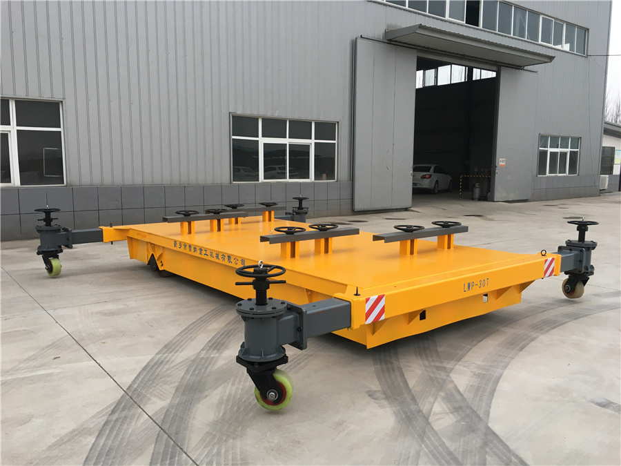 輔助支撐輪 帶伸縮支腿無(wú)軌平車